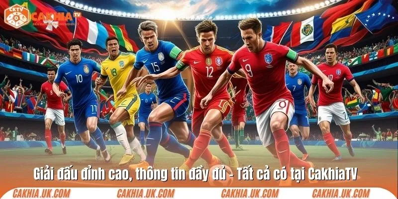 Giải đấu đỉnh cao, thông tin đầy đủ – Tất cả có tại CakhiaTV
