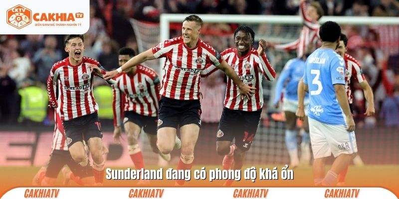 Sunderland đang có phong độ khá ổn 